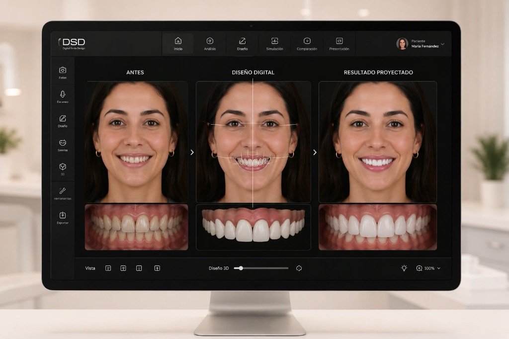 Diseño digital de sonrisa con tecnología DSD